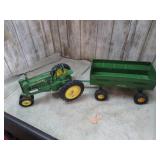 ERTL DIECAST JOHN DEERE MODEL "A" TRACTOR & WAGON