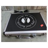 HOT MASSAGE STONES SET W/ HEATER