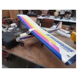 R/C AIRPLANE - 61" WING, OS MAX 40 ENGINE & ELEC