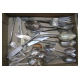 Vintage Silver Plate Flatware and Serving Items