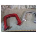 METAL YARD HORSE SHOES