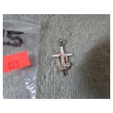 STERLING SILVER CROSS PENDANT