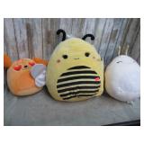 SQUISHMALLOWS  HONEY BEE, GOLDEN RETRIEVER & ELYSA