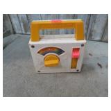 1981 FISHER PRICE WIND-UP RADIO TOY