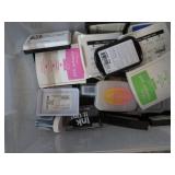 INK PADS IN ORGANIZER BIN