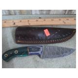 CUSTOM DAMASCUS HUNTING KNIFE