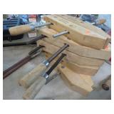 12" & 10" WOOD CLAMPS