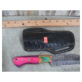 CUSTOM DAMASCUS BLADE KNIFE