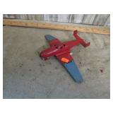 VINTAGE TIN TOY AIRPLANE