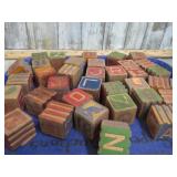 VINTAGE TOY WOODEN BLOCKS