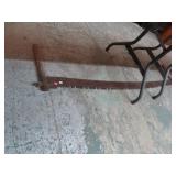 VINTAGE 2 MAN CROSSCUT SAW