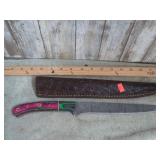 CUSTOM DAMASCUS BLADE CARVING-FILET KNIFE