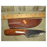 CUSTOM HUNTING KNIFE W/ SHEATH