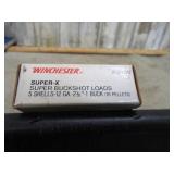5-- 12ga 2 3/4" #1 BUCIK SHOT SHELLS