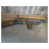 VINTAGE T. COHN TIN TOY SURE SHOT GUN