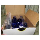 2 & 4 oz COBALT BLUE GLASS BOTTLES