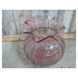 PURPLE GLASS VASE