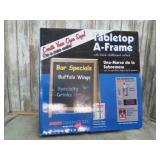 TABLETOP A-FRAME CHALKBOARD
