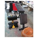 FOLDING WEIGHT BENCH & GO PLUS DEEP SQUAT MACHINE