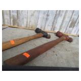 2-- BALL PEEN HAMMERS