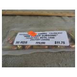 50-- 9MM SUBSONIC AMMO