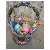 JIM SHORE EASTER BASKET & EGGS