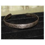 STERLING SILVER BANGLE BRACELET