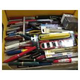 FOUNTAIN & BALL POINT PENS & MECH. PENCILS ETC