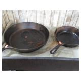 LODGE 8" & 12" CAST IRON SKILLETS