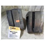 PAIR-- WHEEL CHOCKS