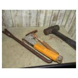 HAMMERS, PRY BAR & SLAP STAPLER