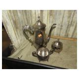 SILVERPLATE TEA SET