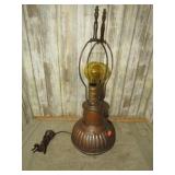 HAMMERED COPPER LAMP