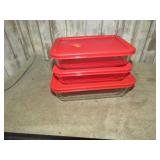 3-- PYREX DISHES