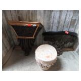 WALL SHELVES & MINI DRUM
