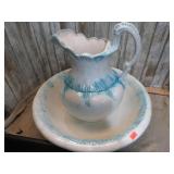 WASH BOWL & PITCHER