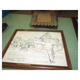 CHARCOAL ART PICTURES & FRAMES