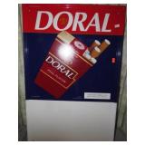 METAL DORAL CIGARETTE SIGN