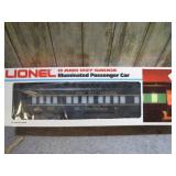 LIONEL 0-027 ILLUMINATED PASSENGER CAR