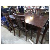 DINING ROOM TABLE & 6 CHAIRS