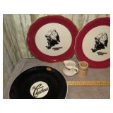 THE FISHERMANS WARF& CAPTAINS CHARTHOUSE PLATES,