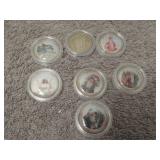 COLORIZED FOREIGN COINS