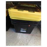 4-- 27 gal STORAGE TUBS & LIDS