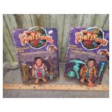 2-- FRED FLINTSTONES FIGURES