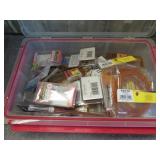 PLANO BOX W/ FISHING HOOKS, ETC