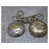 2-- TRAIN POCKET WATCHES