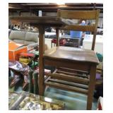 OAK SCHOOL DESK