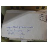 EARLY 1900'S LETTERS & POSTAGE STAMPS