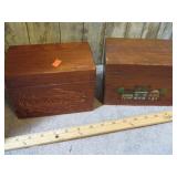 INDEX CARD BOXES