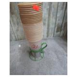 PAPER CUPS & HOLDER